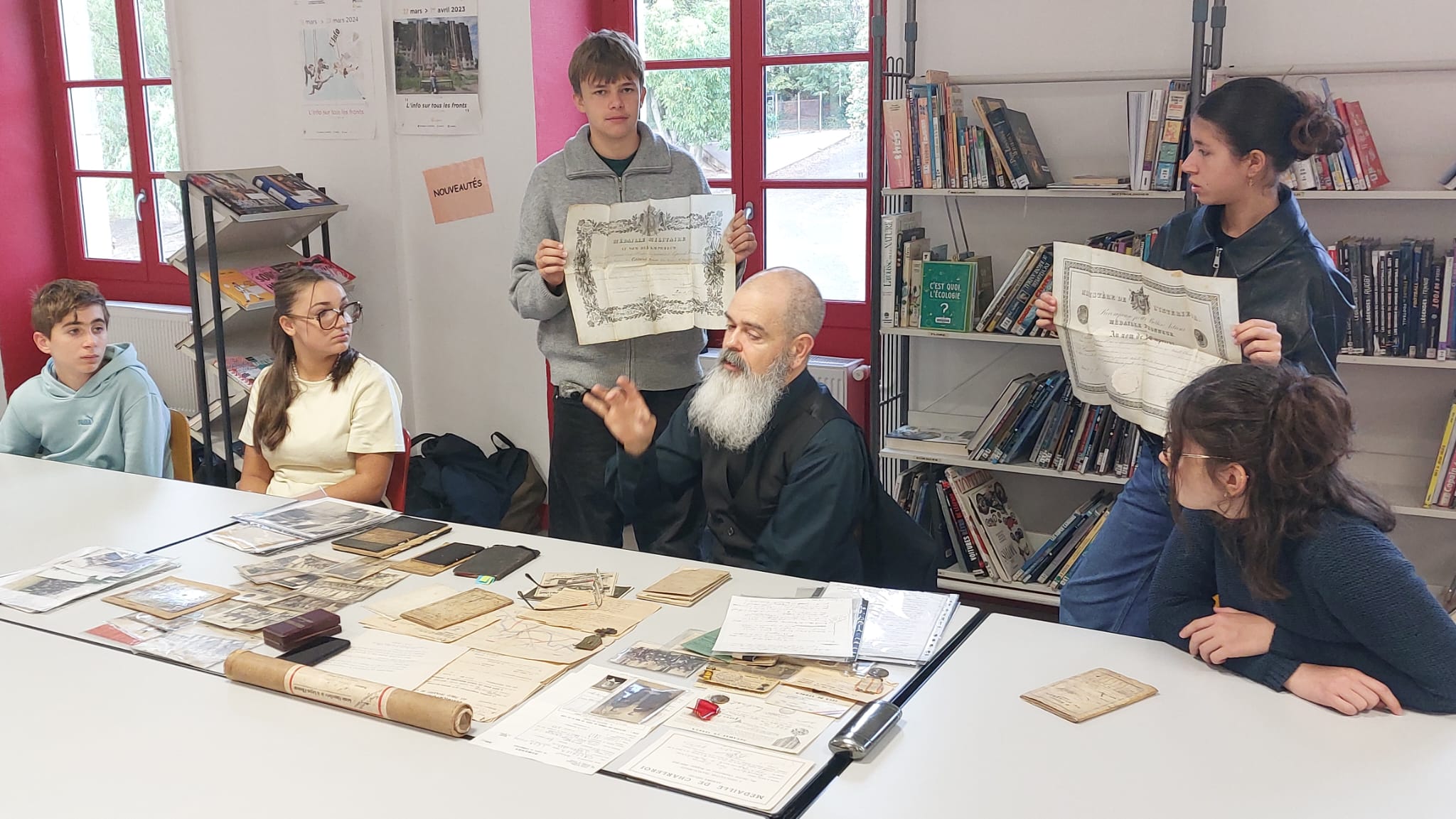 Un historien rencontre les élèves de 3ème